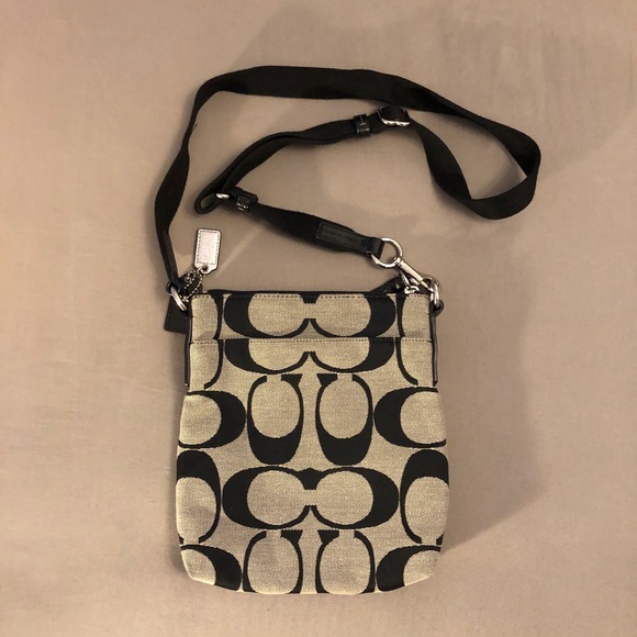 Coach Canvas Coated Crossbody Purse - Picture 2 of 10